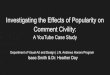 A YouTube Case Study Investigating the Effects of ......Assessing work group norms for civility: Development of the Civility Norms Questionnaire – Brief. Journal of Business and