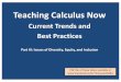 Teaching Calculus Now - Macalester Collegebressoud/talks/2018/Duquesne... · 2018. 8. 17. · order thinking. We call on institutions of higher education, mathematics departments