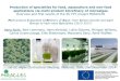 Production of specialties for food, aquaculture and non ...miraclesproject.eu/docs/Miracles_General_Presentation.pdf · Microalgae are a promising feedstock for sustainable supply