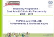 Disability Programme East Asia ILO/Irish Aid Partnership 2009 … · Promoting OSH and Return to Work 6. Including Disability in the Mandate of the Union (Policy Union) PEPDEL & Employers’