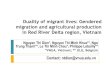 Duality of migrant lives: Gendered migration and ... of migrant live · PDF file and agriculture as their responsible and bounce. Interaction of gendered migration and agriculture