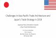 Challenges in Asia-Pacific Trade Architecture and Japan's Trade … · 2020. 8. 27. · Pacific rim TPP (TPP11) ・JCK FTA ・ASEAN+6 ⇒RCEP ・integration-oriented approach ・trade