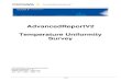 AdvancedReportV2 Temperature Uniformity Survey · The program "TUSReport" [TUS = Temperature Uniformity Survey] for Microsoft Excel outputs the collected data from the test protocol