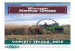 Mississippi Native Grass · 2016. 4. 6. · mississippi agricultural & forestry experiment station • george m. hopper, director mississippi state university • mark e. keenum,