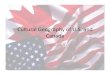 Cultural Geography of U.S. and Canada · Cultural Geography of U.S. and ... • Roman Catholic in Canada • Oﬃcial languages – U.S.: English – Canada: ... pasts The Arts •