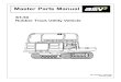 ASV ST-50 Scout Tracked Utility Vehicle Parts Catalogue Manual