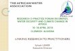THE AFRICAN WATER ASSOCIATION - PAUWES CoPpauwes-cop.net/res2prac/wp-content/uploads/2018/04/Sylvain-Usher.… · THE AFRICAN WATER ASSOCIATION . AfWA various capacity building programs