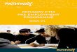 PATHWAY CTM PRE-EMPLOYMENT PROGRAMME€¦ · Pathway CTM provides an award winning Pre-Employment Programme to all students from Year 11 to Year 13. Our Programme ensures all young