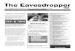 The Eavesdropper · 2017. 11. 2. · Go Volunteer! EACH Grand OpeningISSUE OF THE EAVESDROPPER in 2017 will include a prompt to go volun-teer! We love volunteers within Lex-Ham and