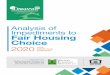 Analysis of Impediments to Fair Housing Choice 2020 Final ......WESTER I Eco 0M1c 5 ERV CES ,. LLC EQUAL HOUSING OPPORTUNITY Analysis of Impediments to Fair Housing Choice 2020 FINAL