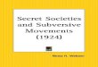 New Secret Societies and Subversive _nesta...¢  2019. 2. 17.¢  Title: Secret Societies and Subversive