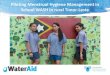 New Piloting Menstrual Hygiene Management in School WASH in … · 2018. 10. 4. · MHM issues in rural Timor-Leste Knowledge, attitudes, practices: • High use of disposable pads;