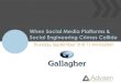 When Social Media Platforms & Social Engineering Crimes ... Gallagher.pdf · When Social Media Platforms & Social Engineering Crimes Collide. Today’s webinar is sponsored by: Visit