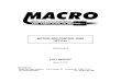 MACRO Specification Downloads/macspec4.pdf · MACRO is organized as a ring of masters and slaves, a high-frequency real-time communications system with a bandwidth that is appropriate