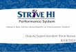 PerformanceSystem Forms/StriveHIIndexReports... · • 5/20USED approved Hawaii’sproposal" • SY201314"C" Implementaon" begins" 5 " USED Approved HI proposal for Strive HI Performance
