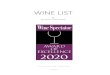 WINE LIST - d3hu5fdk2ssejn.cloudfront.net · sparkling wine rosÉ wines rosÉ wines - france wines by the glass . 6 wines by the glass red wines pinot noir - california pinot noir