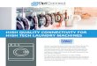 HIGH QUALITY CONNECTIVITY FOR HIGH TECH LAUNDRY … · laundry machines open up, when loads ﬁnish, and more. Mission Laundry had previously went through carriers directly for connectivity,