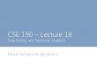 CSE 190 Lecture 18cseweb.ucsd.edu/classes/sp15/cse190-c/slides/week10/lecture18.pdfa aardvark zoetrope Bag-of-Words representations of text: Latent Dirichlet Allocation ... • What