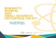 XV. · Minority, Women, and Small Business Enterprise Policy Page | 1 OFFICE OF ECONOMIC VITALITY MINORITY, WOMEN, AND SMALL BUSINESS ENTERPRISE POLICY