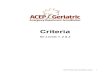 Criteria - ACEP€¦ · ACEP Geriatric ED Accreditation Criteria 2 . Glossary of key terms Accreditation . The process whereby an association or agency grants public recognition to