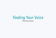 Finding Your Voice...18 Merkle, 40 questions about elders and deacons, 51 19 George W. Knight, “Two offices (elders or bishops and deacons) and two orders of elders (preaching or