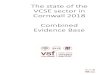 The state of the VCSE sector in Cornwall 2018 Combined ... · TCA Liskeard Place Based Pilot Page 50 . What A project to revisit the 2013 VCSE strategy in order to review the state