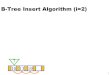 B-Tree Insert Algorithm (i=2) · 38 B-Tree Insert Algorithm (i=2) 1 2 1415 3?101319. 39 B-Tree Insert Algorithm (i=2) 1 2 1415 3?101319. 40 B-Tree Insert Algorithm (i=2) 1 2 1415