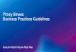 Pitney Bowes Business Practices Guidelinespitneybowes.com/.../business-practices-guidelines.pdfThe Business Practices Guidelines (“Guidelines”)serve as our ‘codeof conduct’and