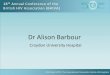 Dr Alison Barbour - British HIV Association · ARF (HIVAN) 275 (17%) 51 BC (Jamaica) CAP (strep. pneum.) 131 (6%) 47 BA (Liberia) PCP 168 (13%) 40 BO (France) Cerebral toxoplasmosis