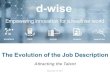 The Evolution of the Job DescriptionThe Evolution of the Job Description Author Microsoft Office User Created Date 11/10/2017 3:16:54 PM 