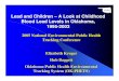 Lead and Children – A Look at Childhood Blood Lead Levels in … · 2011. 12. 6. · Lead and Children – A Look at Childhood Blood Lead Levels in Oklahoma, 1995-2003 2005 National