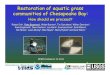 Restoration of aquatic grass communities of Chesapeake BayOutline • Aquatic grass communities widespread in Chesapeake Bay, but they are variable and greatly reduced from historical
