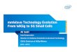 mmWave Technology Evolution From WiGig to 5G Small Cells · 2016. 8. 17. · Director of mmWave Standards & advanced Technology CEO & Chairman of WiGig Alliance June , 2013. 2 INTEL