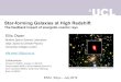 Star-forming Galaxies at High Redshift · 2019. 7. 19. · Star-forming Galaxies at High Redshift The feedback impact of energetic cosmic rays Ellis Owen MullardSpace Science Laboratory