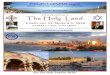 Join us on a journey to The Holy Land - Project Genesis - Jewish Christian Interfaith ... · PDF file 2019. 7. 8. · • Drive to Eilat on the Red Sea and the south tip of Israel