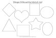 Shape Silhouette Match Up! - Montessori MamiShape Silhouette Match Up! . Shape Silhouette Match Up Game Pieces . diamoi *art heart art heart gle rectangle rec gle rectangle rec -Ircle
