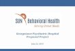 Georgetown Psychiatric Hospital Proposed Project · Georgetown Psychiatric Hospital Proposed Project July 23, 2015 . Discussion Items I. Introduction to SUN Behavioral Health II