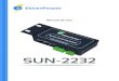 Borrador-Manual SUN-2232 22MAY - EtherPower Méxicowp.etherpower.com.mx/wp-content/uploads/2017/11/Manual-SUN-22… · Puesta en funcionamiento del equipo: Conecte el SUN-2232 a la