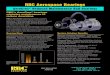 RBC Aerospace Bearings · characteristics that are superior to traditional bearing alloy steels under typical operating conditions. Electrochemical and environmental testing demonstrate