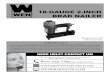 18-GAUGE 2-INCH BRAD NAILER - Lowes Holidaypdf.lowes.com/operatingguides/044459617204_oper.pdf · 3/4˝ - 2˝ 18 Gauge 1.8 CFM 100 3.30 lbs Brad Nailer S3 Hex Wrench S4 Hex Wrench