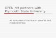 OPEN-NH partners with Plymouth State Universitynheon.org/opennh/docs/OPENNH-PSUAdjunctFacultyGuide-current.pdf · Plymouth State University • 17 High Street• MSC 11 • Plymouth