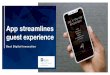 App streamlines guest experience - hospitality-on.com · Deutsche Hospitality has teamed up with Hotelbird to develop the apps, making hotel service more convenient and efficient