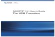 The UCM Procedure - Sas Institute · UCM decomposes the response series into components such as trend, seasonals, cycles, and the regression effects due to predictor series. The components