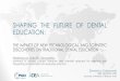 SHAPING THE FUTURE OF DENTAL EDUCATIONshapingdentaleducation.org/meetings/london2017/conclusions/technol… · Latest advances in nanomedicine will have a profound impact on future