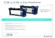 FTB-1/FTB-1 Pro Platform · Access OTDR Access fiber network testing Leveraging best-in-class specifications and three test wavelengths, the FTB-720C is the ideal construction OTDR