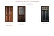 RW Estate - Exterior Doors€¦ · 3’6” x 8’ Wood Doors 9 Lite Mahogany Clear Beveled Glass Zhd, Z&KZ t ^d ^d d ^ Z/ ^ KKZ^ ^d E Z 3 Lite Contemporary Mahogany (Glass Options)