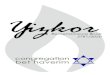 Yizkor - images.shulcloud.com€¦ · Remembrance Book 5781/2020. Yizkor Remembrance Book 5781/2020. Untethered by Rabbi Joshua Lesser The sound that escaped me When I learned of