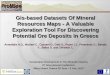 Gis-based Datasets Of Mineral Resources Maps - - A ... day/09.00-10.50/01_Gis b… · Structure ProMine project Structure of the databases (Mineral Database & Anthropogenic Concentration