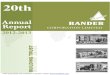 AGM 2012-13 FINAL€¦ · Dena Bank Vasai Janata Sahakari Bank Limited Bank of Baroda HDFC Bank BANKERS Rander Corporation Limited 20th Annual Report REGISTRAR AND SHARE TRANSFER