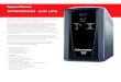 CP1500AVRT AVR UPS€¦ · This UPS system is ENERGY STAR® qualified with patented GreenPower UPS™ Bypass circuitry to save on energy costs by reducing energy consumption and heat